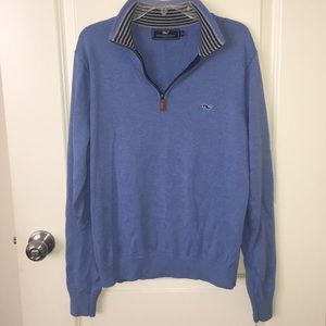 Vineyard Vines XS Blue Quarterzip